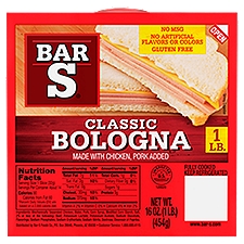 Bar-S Classic Bologna, 16 oz