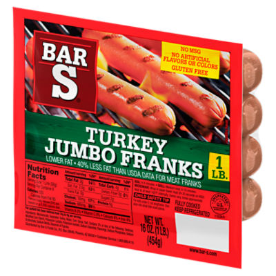 Bar S Turkey Jumbo Franks