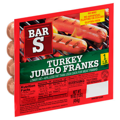 Bar S Turkey Jumbo Franks