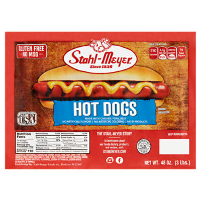 Stahl-Meyer Hot Dogs, 24 count, 48 oz