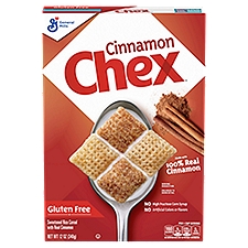 Chex Cereal, Cinnamon, 12 Ounce