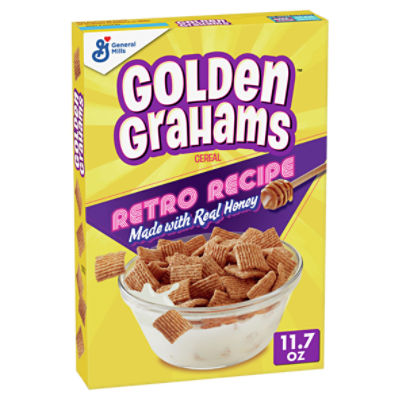 General Mills Golden Grahams Retro Recipe Cereal, 11.7 oz, 11.7 Ounce