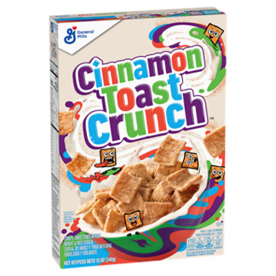 General Mills Cinnamon Toast Crunch Crispy, Sweetened Whole Wheat & Rice Cereal, 12 oz Image 8 of 10