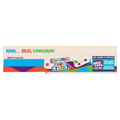 General Mills Cinnamon Toast Crunch Crispy, Sweetened Whole Wheat & Rice Cereal, 12 oz Image 10 of 10