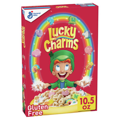 General Mills Lucky Charms Frosted Toasted Oat Cereal with Marshmallows, 10.5 oz