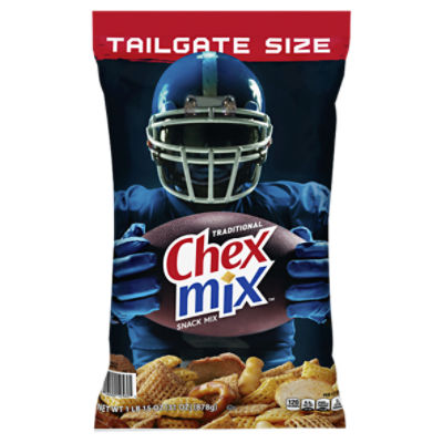 Chex Mix Traditional Snack Mix Tailgate Size, 1 lb 15 oz