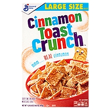 Cinnamon Toast Crunch Crispy, Sweetened Whole Wheat & Rice, Cereal , 16.8 Ounce