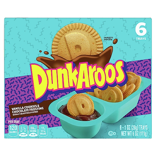 DunkAroos Chocolate Cookies 6 Count