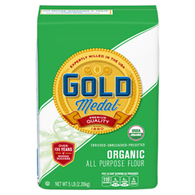 Gold Medal Organic All Purpose Flour, 5 lb