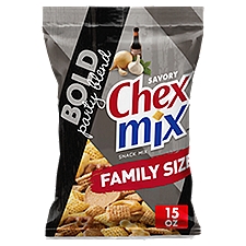 Chex Mix Savory Bold Party Blend Snack Mix Family Size, 15 oz, 15 Ounce