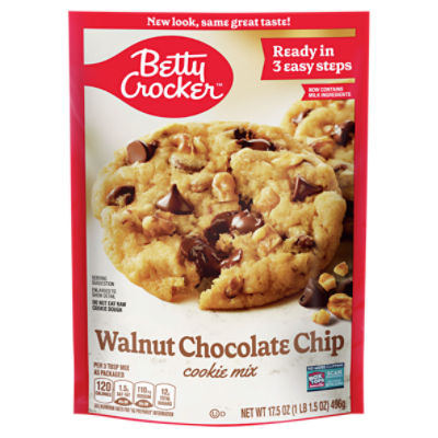 Betty Walnut Chocolate Chip Cookie Mix, 17.5 oz