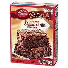 Betty Crocker Delights Supreme Original, Brownie Mix, 16 Ounce