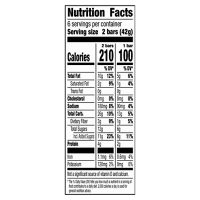 Nature Valley Granola Bars Crunchy Peanut Butter - 6-1.49 Oz - Safeway