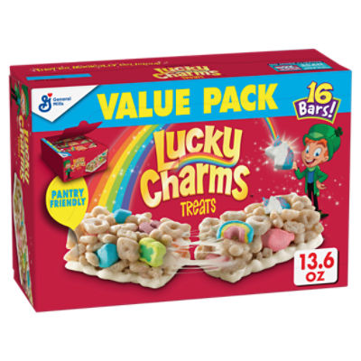 General Mills Lucky Charms Treats Marshmallow Bars Value Pack, 0.85 oz