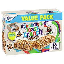 General Mills Cinnamon Toast Crunch Treats Cinnamon Bars Value Pack, 0.85 oz, 16 count