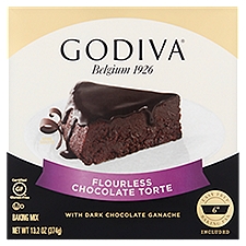Godiva Flourless Chocolate Torte with Dark Chocolate Ganache Baking Mix, 13.2 oz