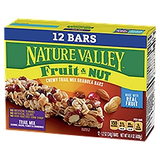 Nature Valley Fruit & Nut Chewy Trail Mix, Granola Bars, 14.4 Ounce
