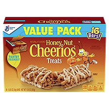 Cheerios Treats Honey Nut Bars Value Pack, 13.6 Ounce