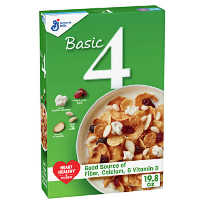 General Mills Basic 4 Multigrain Cereal with Fruit & Almonds, 1 lb 3.8 oz, 19.8 Ounce