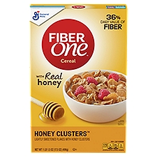 Fiber One Honey Clusters, Cereal, 17.5 Ounce