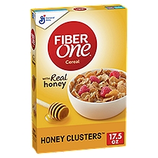 General Mills Fiber One Honey Clusters Cereal, 1 lb, 17.5 Ounce