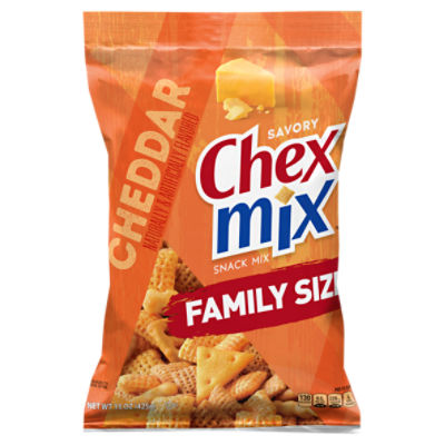 Chex Mix Savory Cheddar Snack Mix Family Size, 15 oz