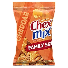 Chex Mix Savory Cheddar Snack Mix Family Size, 15 oz, 15 Ounce