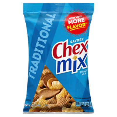 Chex Mix Savory Traditional Snack Mix, 8.75 oz, 8.75 Ounce