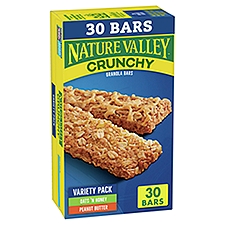 Nature Valley Crunchy Granola Bars Variety Pack, 1.49 oz, 30 count
