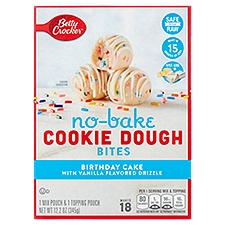 Betty Crocker No-Bake Cookie Dough Bites, 12.2 Ounce