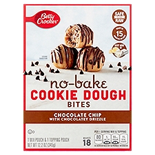 Betty Crocker Chocolate Chip No-Bake, Cookie Dough Bites, 12.2 Ounce