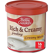 Betty Crocker Creamy White Rich & Creamy Frosting, 16 oz, 16 Ounce