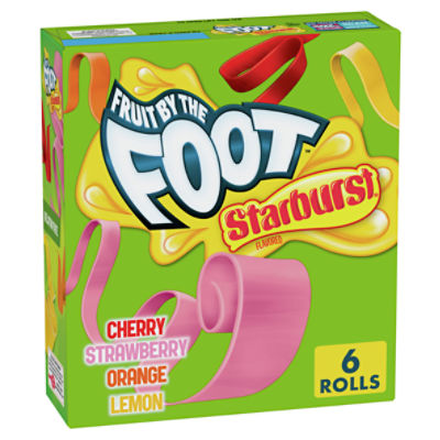 Fruit by the Foot Starburst Fruit Flavored Snacks, 0.75 oz, 6 count ShopRite