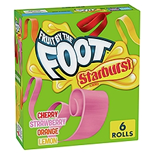 Fruit by the Foot Starburst Fruit Flavored Snacks, 0.75 oz, 6 count, 4.5 Ounce