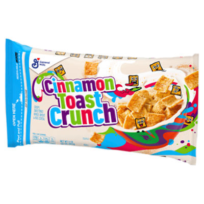 General Mills Cinnamon Toast Crunch Crispy, Sweetened Whole Wheat & Rice Cereal, 2 lb