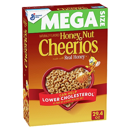 General Mills Cheerios Honey Nut Cereal Mega Size, 1 lb 13.4 oz - The Fresh  Grocer