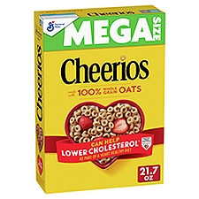 General Mills Cheerios Toasted Whole Grain Oat Cereal Mega Size, 1 lb 5.7 oz