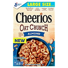 Cheerios Oat Crunch Almond, Cereal, 18.2 Ounce
