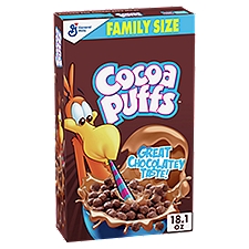 General Mills Cocoa Puffs Cereal Family Size, 18.1 oz