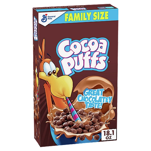General Mills Cocoa Puffs Cereal Family Size, 18.1 oz
