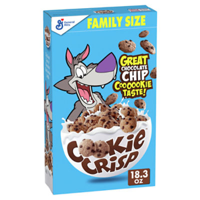 General Mills Cookie Crisp Naturally Flavored Sweetened Cereal Family Size, 1 lb 2.3 oz