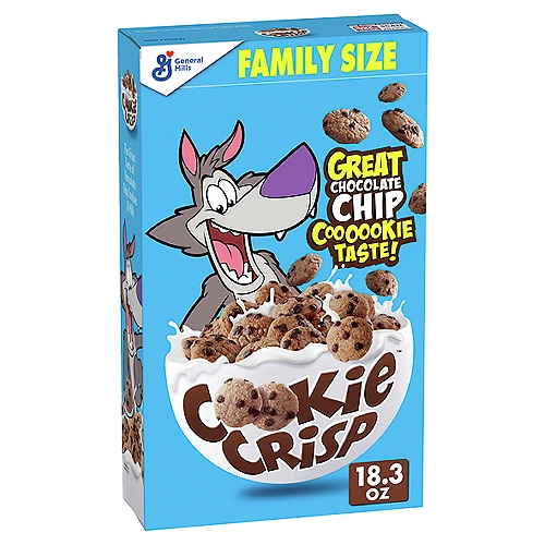 General Mills Cookie Crisp Naturally Flavored Sweetened Cereal Family Size, 1 lb 2.3 oz