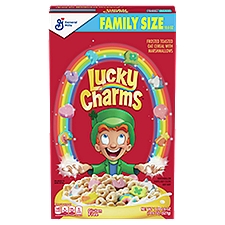 Lucky Charms Oat Cereal, Frosted Toasted with Marshmallows, 18.6 Ounce