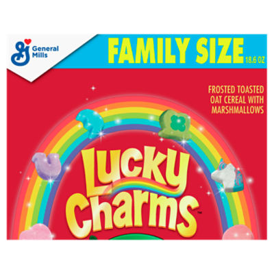 General Mills Lucky Charms Cereal Family Size