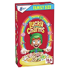 General Mills Lucky Charms Frosted Toasted Oat Cereal with Marshmallows Family Size, 1 lb 2.6 oz