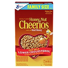 General Mills Cheerios Honey Nut Sweetened Whole Grain Oat Cereal Family Size, 1 lb 2.8 oz