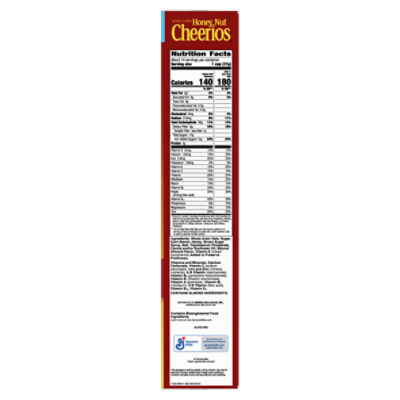 General Mills Cheerios Honey Nut Sweetened Whole Grain Oat Cereal Family Size, 1 lb 2.8 oz