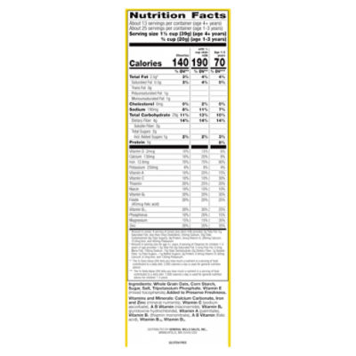 General Mills Cheerios Toasted Whole Grain Oat Cereal Family Size, 1 lb 2 oz
