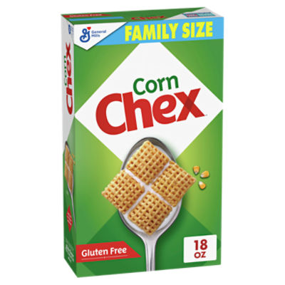 General Mills Chex Oven Toasted Corn Cereal Family Size, 18 oz, 18 Ounce