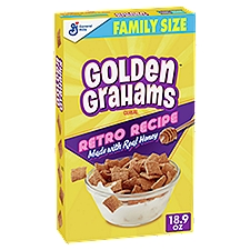 General Mills Golden Grahams Retro Recipe Cereal Family Size, 1 lb 2.9 oz, 18.9 Ounce